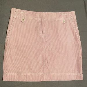 LOFT Lilac Striped skirt Sz 4